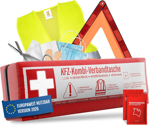 Kfz erste hilfe set 3in1 - kfz,