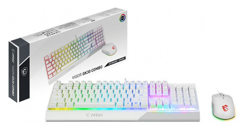 Gaming keyboard inkl maus msi - gaming, inkl.