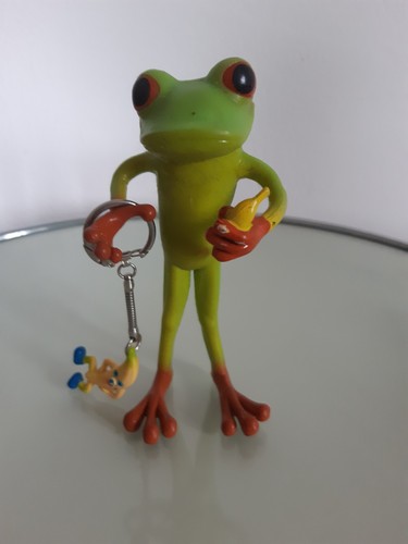 Werbefigur frosch chiquita - frosch, „chiquita