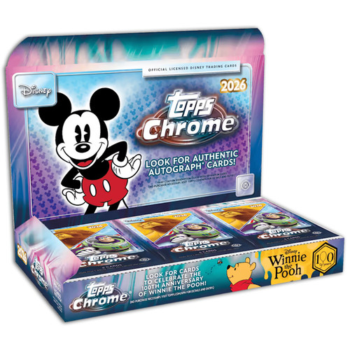 Topps chrome disney - chrome, 2026