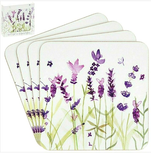 4er set untersetzer lavender - 4er,