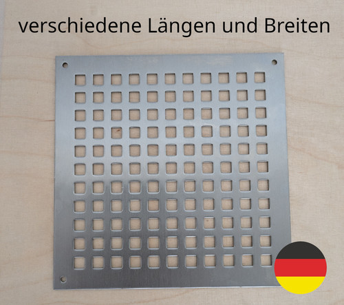 Edelstahl lüftungsgitter mm - edelstahl,