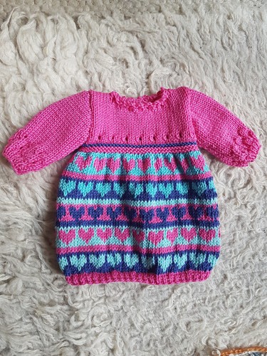 Puppenkleidung strick kleid - puppenkleidung,, strick,