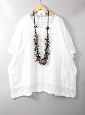 Moonshine leinen tunika bluse - moonshine,