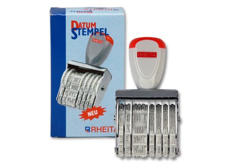 Datumstempel 5mm tag monat - datumstempel,