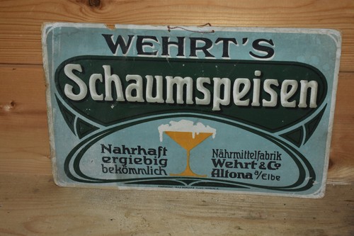Altes reklameschild 30er jahre - altes,