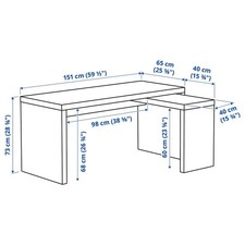 Schreibtisch weiß ikea malm - ikea,
