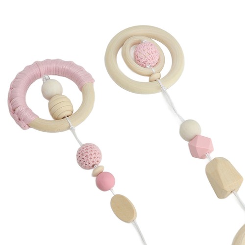 Pink 4pcs kinderwagen - pink,