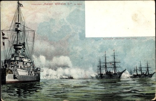 Deutsches kriegsschiff - ak,
