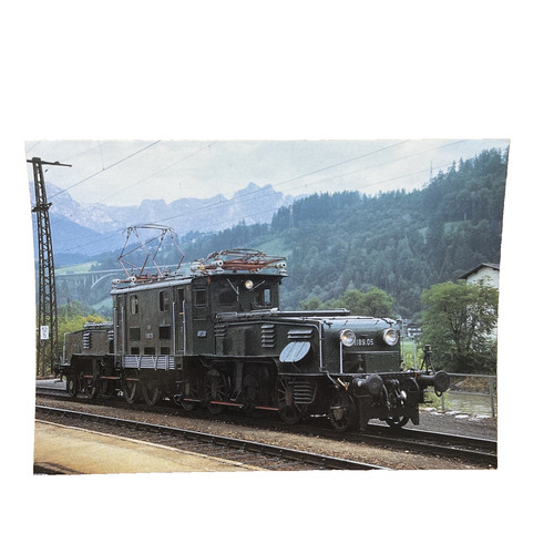 Postkarte eisenbahn zug - ak,