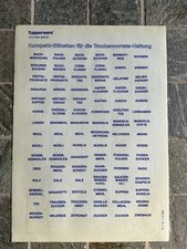 Tupperware kompakt etiketten - tupperware, kompakt-etiketten