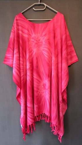 Kaftan tunika lang pink töne - pink,