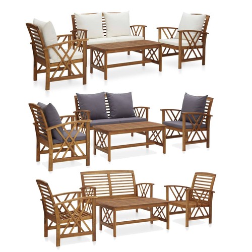 Garten lounge set mit - garten, auflagen