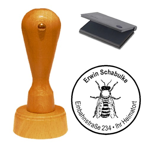 Stempel biene wespe honig - «,