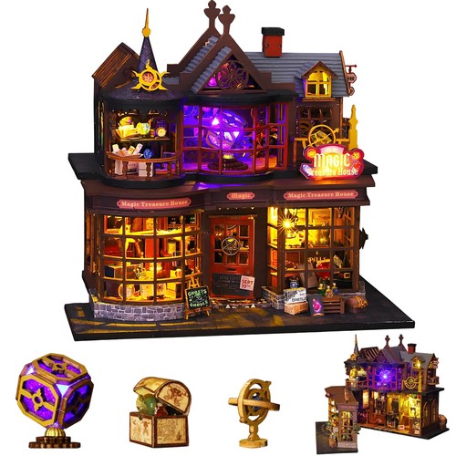 Holz diy zauberhaus - 3d,