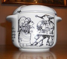 ROSENTHAL Form ohne Namen TILL EULENSPIEGEL Ragout - Schüssel mit Deckel