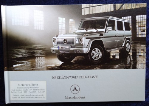 Mercedes klasse prospekt - mercedes, g-klasse