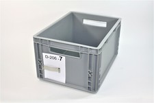 10x Clip Klammer Halter für Etiketten gebraucht Stapel Lager Kiste Euro Behälter