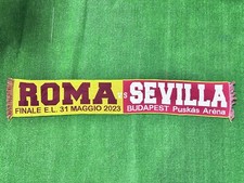 SCHAL BUFANDA-SCHAL OFFIZIELL AS ROMA SEVILLA ULTRAS ECHARPE MATCH GETRAGEN