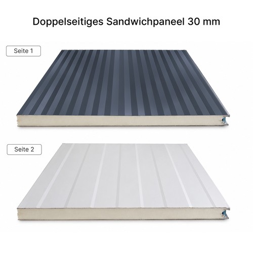 Sandwichpaneel wand - 30, mm
