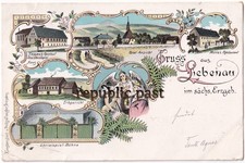 Litho Postkarte Gruss aus