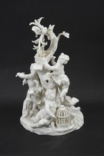 C26M16- Nymphenburg Porzellan Figurengruppe Vogelfänger