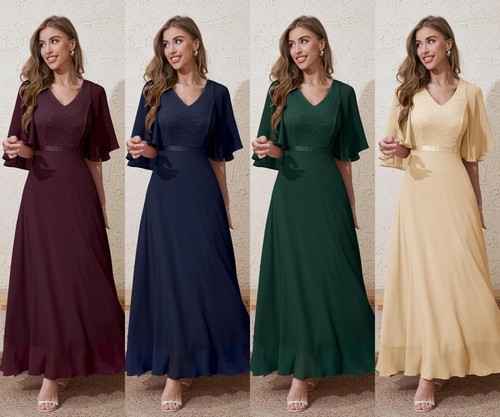 Abendkleid damen chiffon - damen, cape
