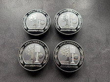 4 x Original AMG Mercedes-Benz Radnabendeckel A0004001600