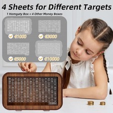 1000-10000€ Holz Sparschwein