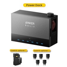 Anker SOLIX Power Dock mit Solarbank 3 E2700 Pro Speicher -Smart Meter oder Plug