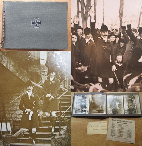 Altes fotoalbum hubertusjagd - altes, /
