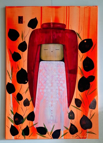 Koizumi kokeshi art - art, original