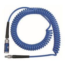 Hazet Druckluftspiralschlauch 7,62m, 10bar, Innen Ø 6,35mm