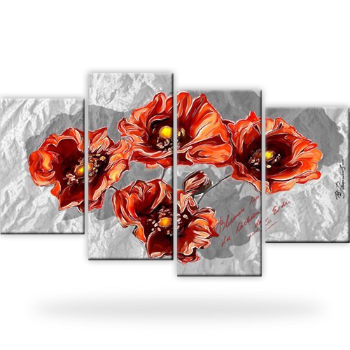 Xxl blume bild leinwand - leinwand., 4