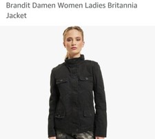 Brandit Damen Feldjacke Britannia Gr. XL, 40 Schwarz Jacke 