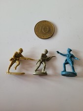 3 Vintage kleine Plastik