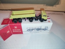 Wiking 677 Mercedes MB 1617 Hinterkipper-Sattelzug lindgrün schwarz 