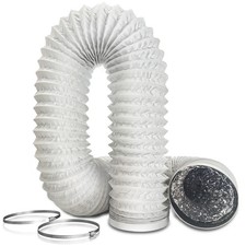 Aygrochy PVC Alurohr Flex-Schlauch Abluftschlauch Flexschlauch Lüftungsschlauch