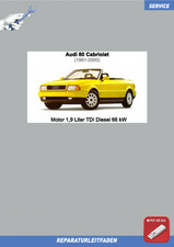 USB Stick Audi 80 Cabrio (1991-2000) Reparaturanleitung Motor 1,9 Liter TDI 9...