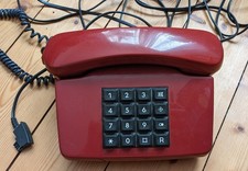 Telefon TeL 01 LX Deutsche Bundesport weinrot