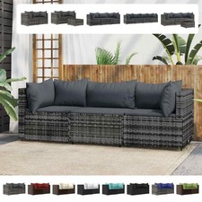 Garten Ecksofa mit Kissen Poly