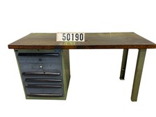 BOTT Werkbank Werktisch Arbeitstisch Packtisch mit Schubladenschrank 50190