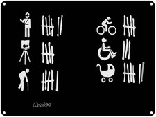 Blechschild 30x40 cm