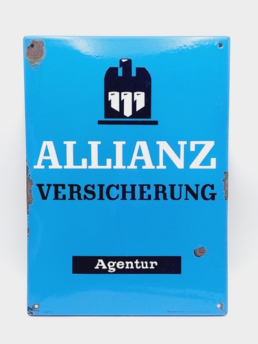 Altes email schild allianz - altes,