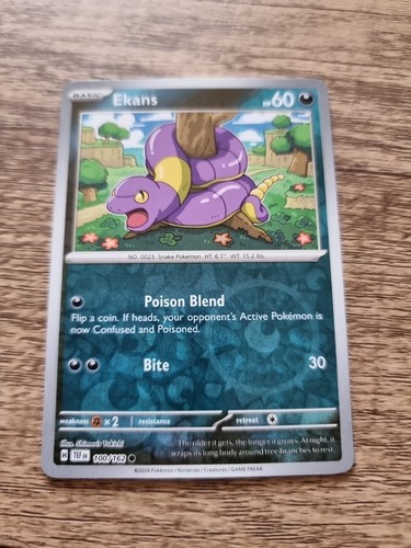 Ekans 100 162 reverse holo - -, 100/162