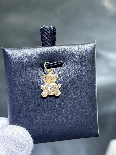 14k massiv gelbgold teddybär - 14k,