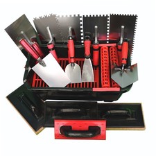 Fliesen Fugbox 15teilig Waschset Waschbox Zahnkelle Fugbrett Waschbrett Spachtel