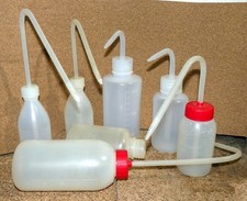 Labor-/Wasser-Flaschen - 6 Stück - ca. 80 - 250 ml - Tierhaltung - Ameisen ANTs