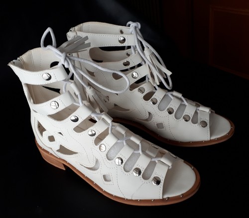 Damen elegante weiße - elegante, stiefel