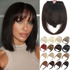 Pony Bangs Haarteil Clip In